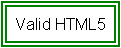 Valid HTML5